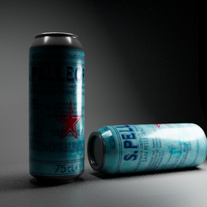 paquete modelado 3d de producto